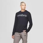 Umbro Men's Long Sleeve Logo T-shirt - Black