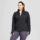 Women's Plus-size Track Jacket - C9 Champion - Black