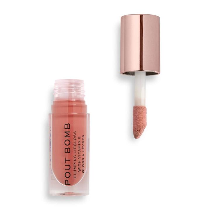 Makeup Revolution Pout Bomb Plumping Lip Gloss - Kiss