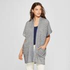 Women's Printed Kimono - Universal Thread Gray