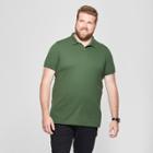 Men's Big & Tall Short Sleeve Loring Polo T-shirt - Goodfellow & Co Banyan Tree Green