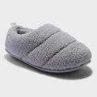 Women's Dluxe By Dearfoams Chloe Puffer Slippers - Gray