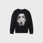 Boys' Star Wars Glow In The Dark Fleece Sweatshirt - Black