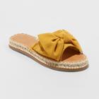Women's Sigma Espadrille Knotted Bow Sandals - Universal Thread Yellow
