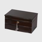 Mele & Co. Davina Women's Locking Wooden Jewelry Box-mahogany, Brown