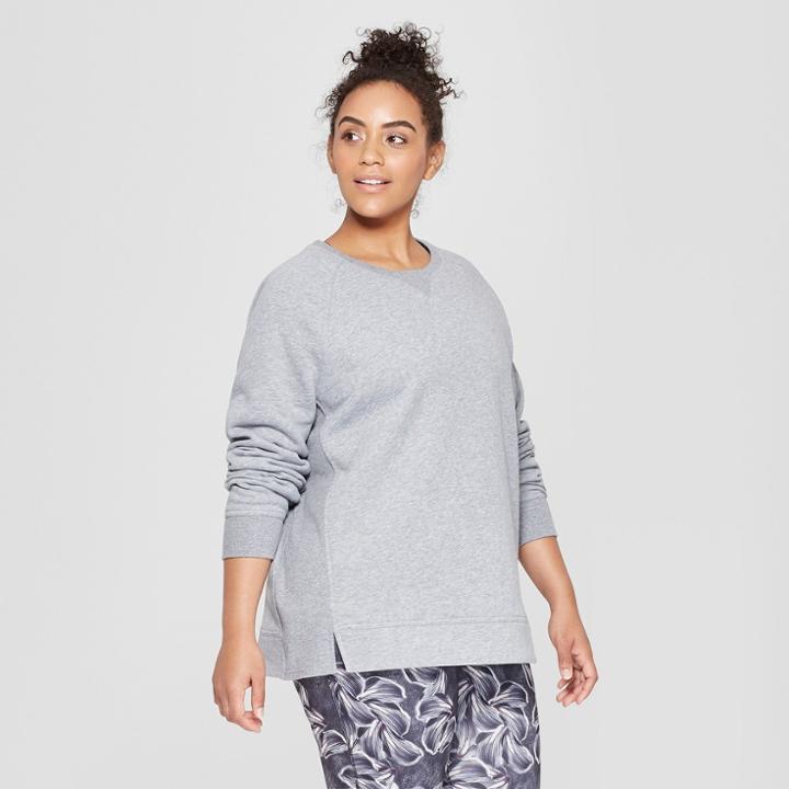 Women's Plus Size Authentic Fleece Sweatshirt - C9 Champion Heather Grey
