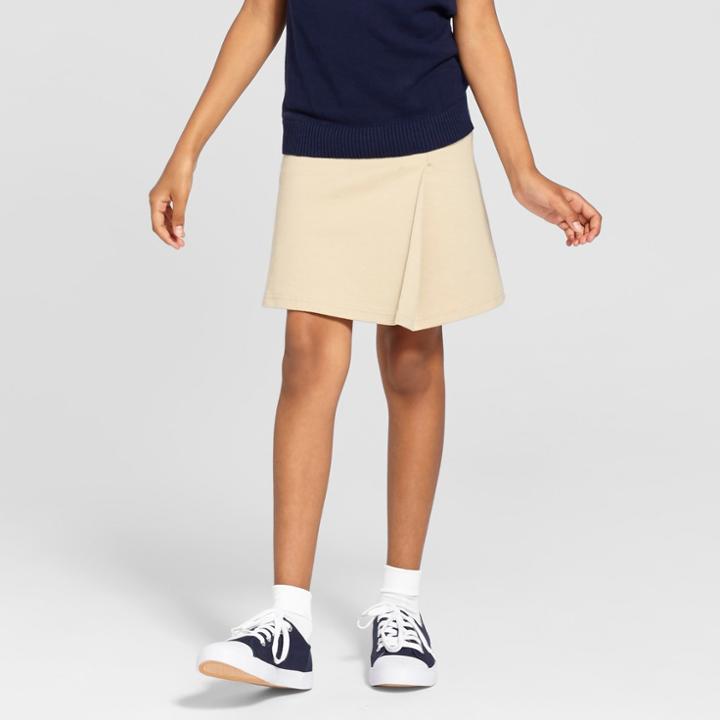 Girls' Ponte Knit Scooter - Cat & Jack Khaki (green)