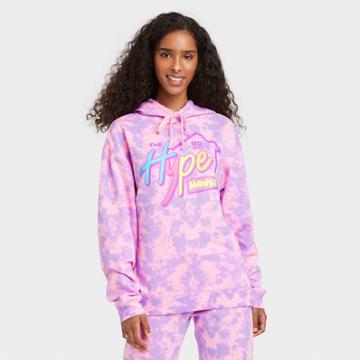 Modern Lux Women's Hype House Hooded Graphic Sweatshirt - Pink