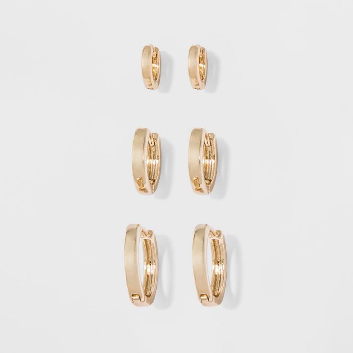 Small Hoop Earrings - A New Day Gold,