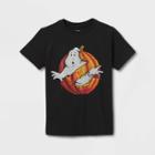 Boys' Ghostbusters Halloween Short Sleeve Graphic T-shirt - Black