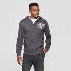 Men's West Coast Long Sleeve Full Zip Hooded Sweatshirt - Awake Black
