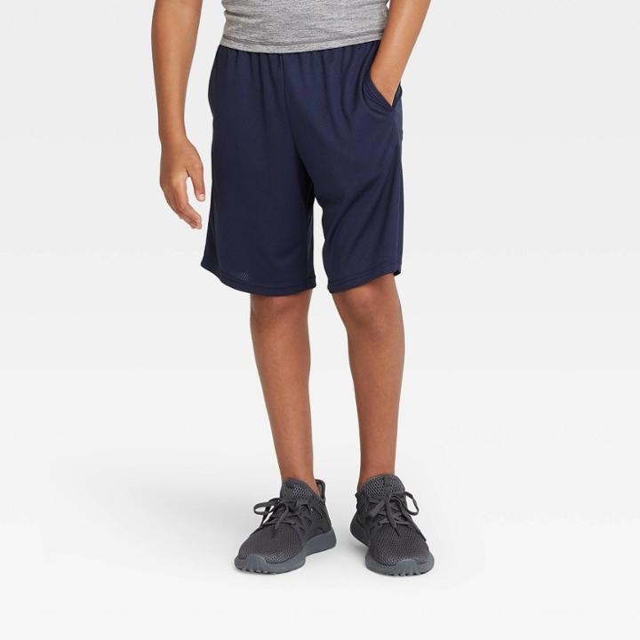 Boys' Mesh Shorts - All In Motion Navy Xs, Boy's, Blue