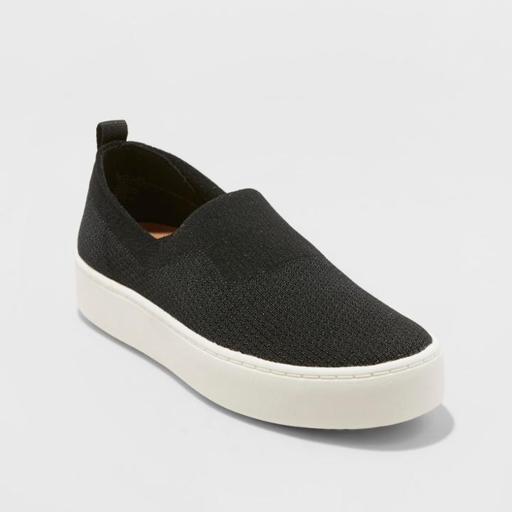 Women's Dv Shyanne Stretch Slip On Knit Sneakers - Black