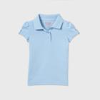 Petitetoddler Girls' Short Sleeve Interlock Uniform Polo Shirt - Cat & Jack
