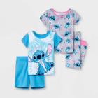 Toddler Girls' 4pc Lilo & Stitch Pajama