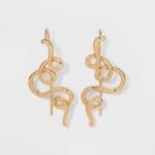 Squiggle Long Earrings - A New Day