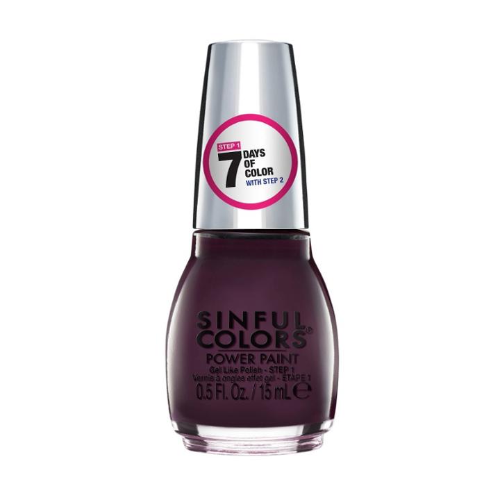 Sinful Colors Power Paint Nail Polish - Plum Berry