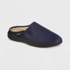 Isotoner Men's Recycled Vincent Hoodback Slippers - Navy Blue