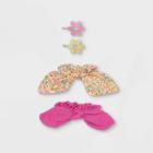 Girls' 4pk Flower And Twister Hair Clip - Cat & Jack
