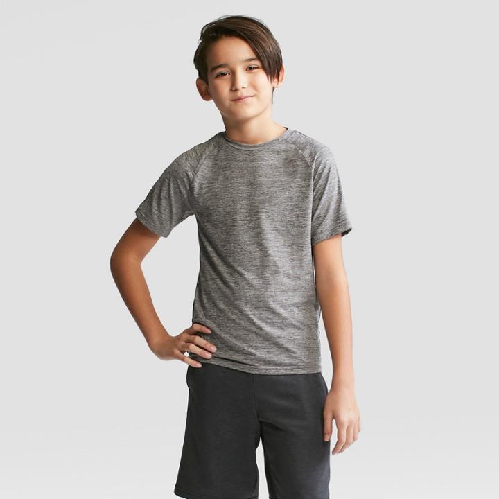 Boys' Super Soft T-shirt - C9 Champion Charcoal Gray Heather S, Charcoal Heather
