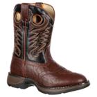 Boys' Durango Saddle Lil' Durango Cowboy Boots - Chestnut (brown)/black