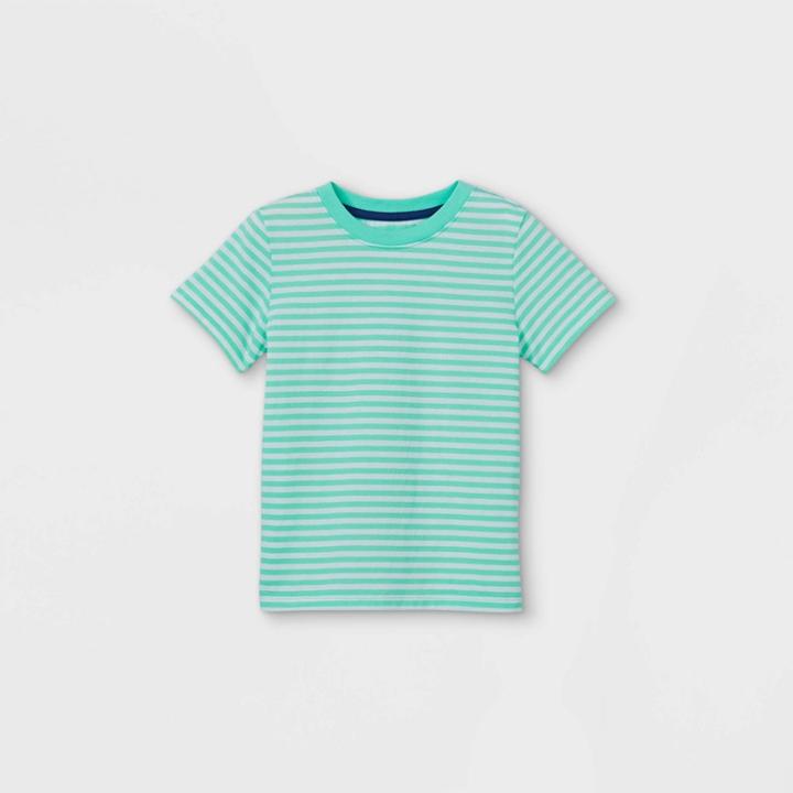 Toddler Boys' Crew Neck Short Sleeve T-shirt - Cat & Jack Light Green