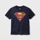 Dc Comics Boys' Superman Short Sleeve T-shirt - Navy
