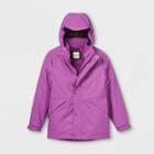 Girls' 3-in-1 Rain Jacket - Cat & Jack Light Purple