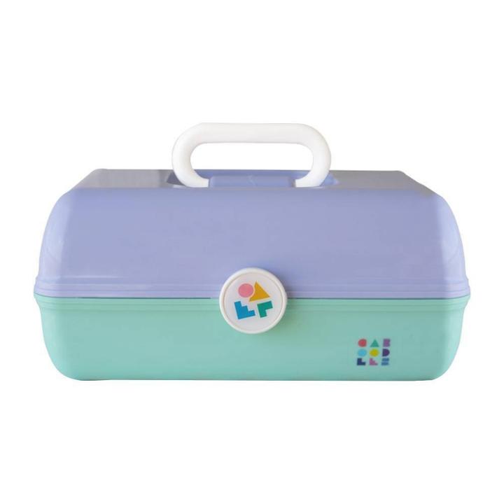 Caboodles On The Go Girl Makeup Bag - Lilac Over Mint, Adult Unisex