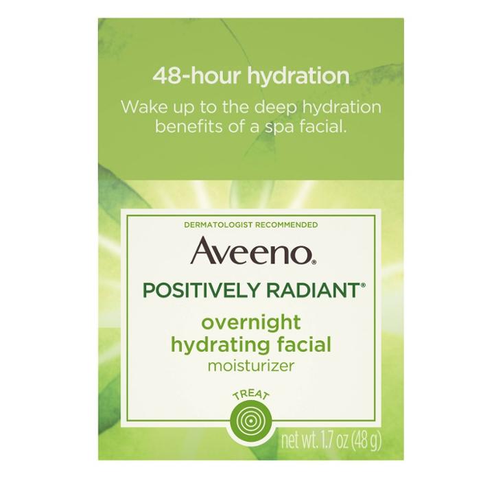 Target Aveeno Active Naturals Positively Radiant Overnight Hydrating Facial Moisturizer