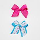 Girls' 2pk Clips And Barrettes - Cat & Jack Blue/pink One Size,