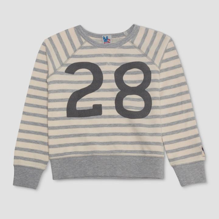 Junk Food Boys' Mickey Mouse Lounge Sweatshirt - White/gray