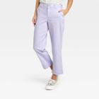 Women's High-rise Straight Leg Ankle Pants - A New Day