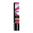 Nyx Professional Makeup Glitter Goals Liquid Lipstick Red