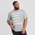 Well Worn Men's Big & Tall Heroes Short Sleeve Crewneck T-shirt - Gray