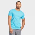 Men's Short Sleeve Performance T-shirt - All In Motion Turquoise Blue M, Men's,