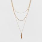 Sugarfix By Baublebar Delicate Layered Necklace - Gold, Girl's