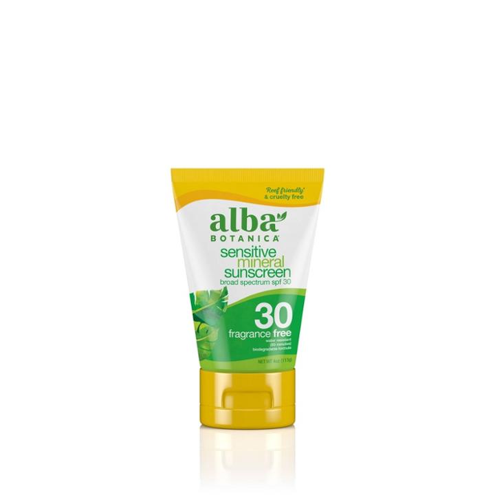 Alba Botanica Fragrance Free Sunscreen Lotion -