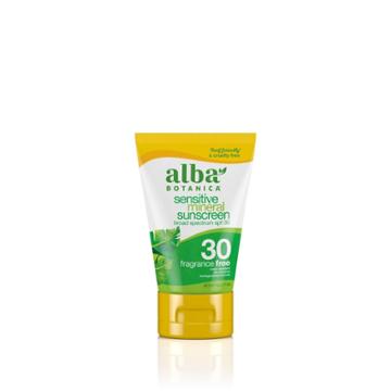 Alba Botanica Fragrance Free Sunscreen Lotion -