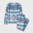Boys' 2pc High Pile Fleece Long Sleeve Pajama Set - Cat & Jack Blue