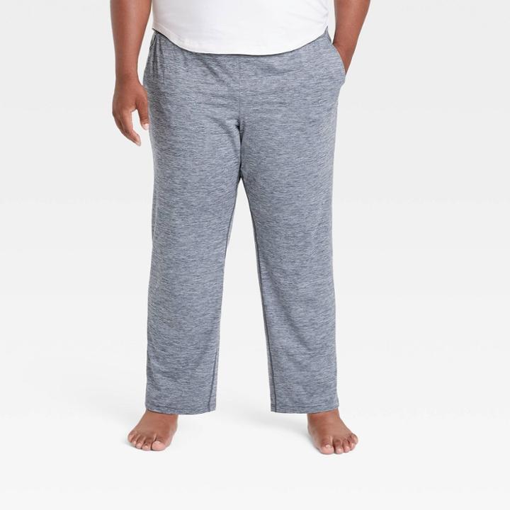 Men's Big Soft Stretch Tapered Joggers - All In Motion Dark Blue