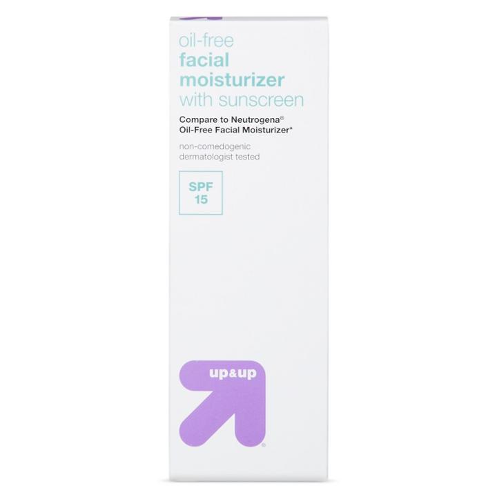 Up & Up Unscented Facial Moisturizing Lotion With Spf 15 - 4oz - Up&up (compare To Neutrogena Oil-free Facial