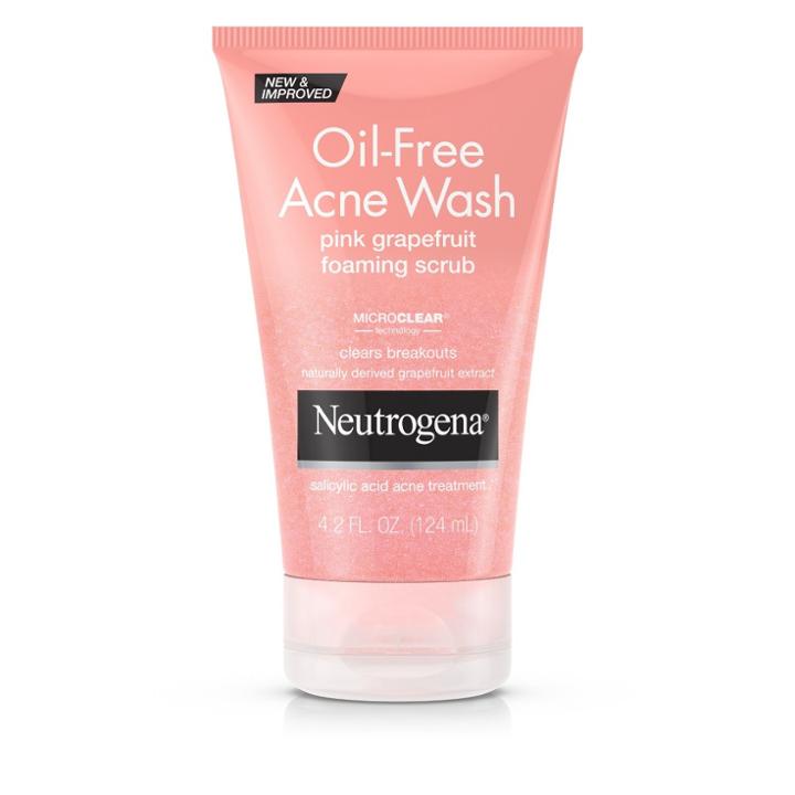 Neutrogena Oil-free Acne Wash Pink Grapefruit Foaming