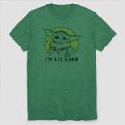 Men's Star Wars The Child 'i'm All Ears' Short Sleeve Graphic T-shirt - Green