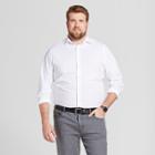 Men's Tall Standard Fit Button-down Dress Shirt - Goodfellow & Co White