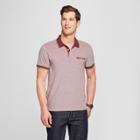 Men's Big & Tall Dot Short Sleeve Novelty Polo Shirt - Goodfellow & Co Gray 2xb, Size: Large, Ripe Red