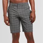 Men's 10.5 Broadband Hybrid Shorts - Goodfellow & Co Black Plaid