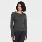 Women's Long Sleeve Seamless Top - All In Motion Black