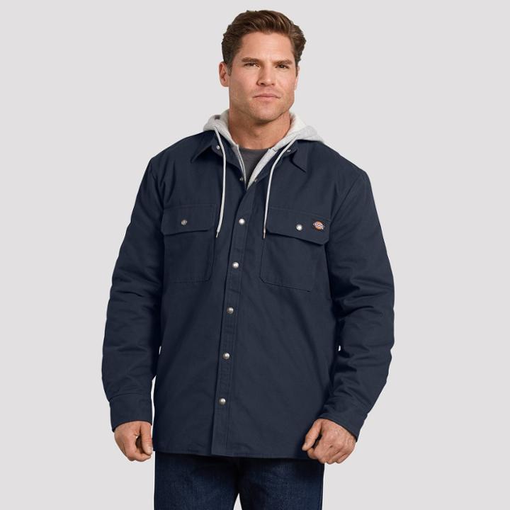 Dickies Men's Long Sleeve Jackets - Deep Navy 3x, Size: