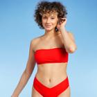 Juniors' Bandeau Bikini Top - Xhilaration Red D/dd Cup